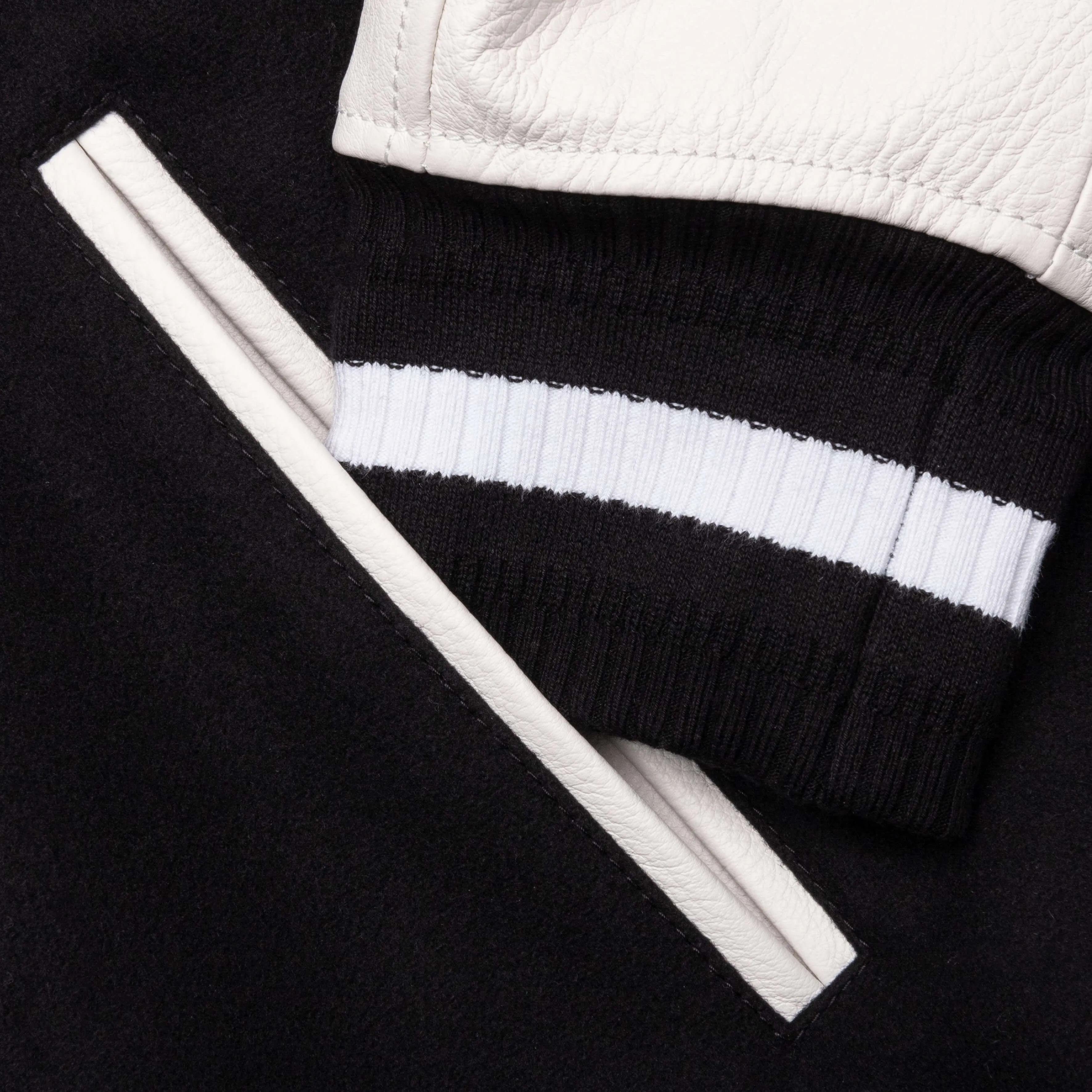 Varsity Jacket - Black/White