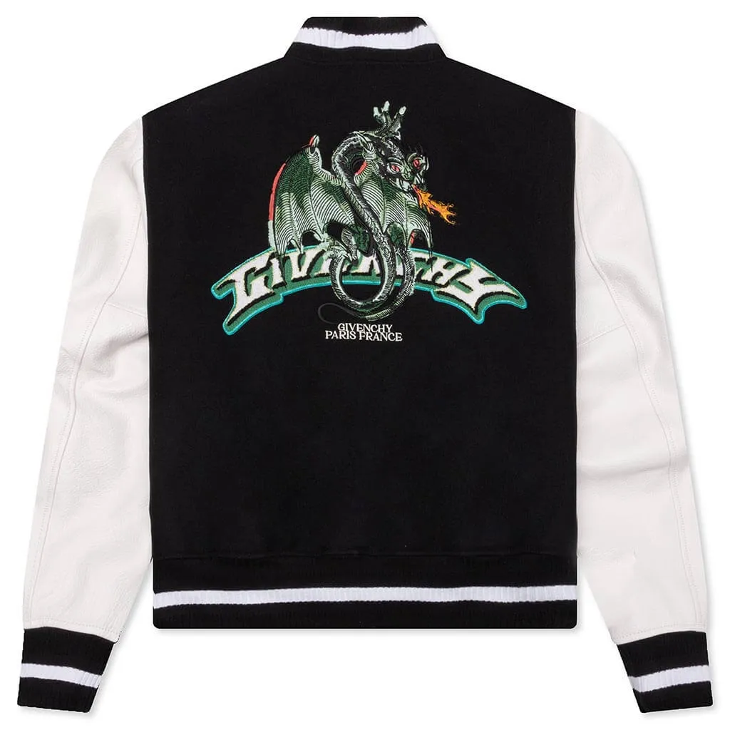 Varsity Jacket - Black/White