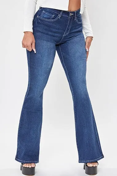 Women's Essential Non-Distressed Flare Jeans