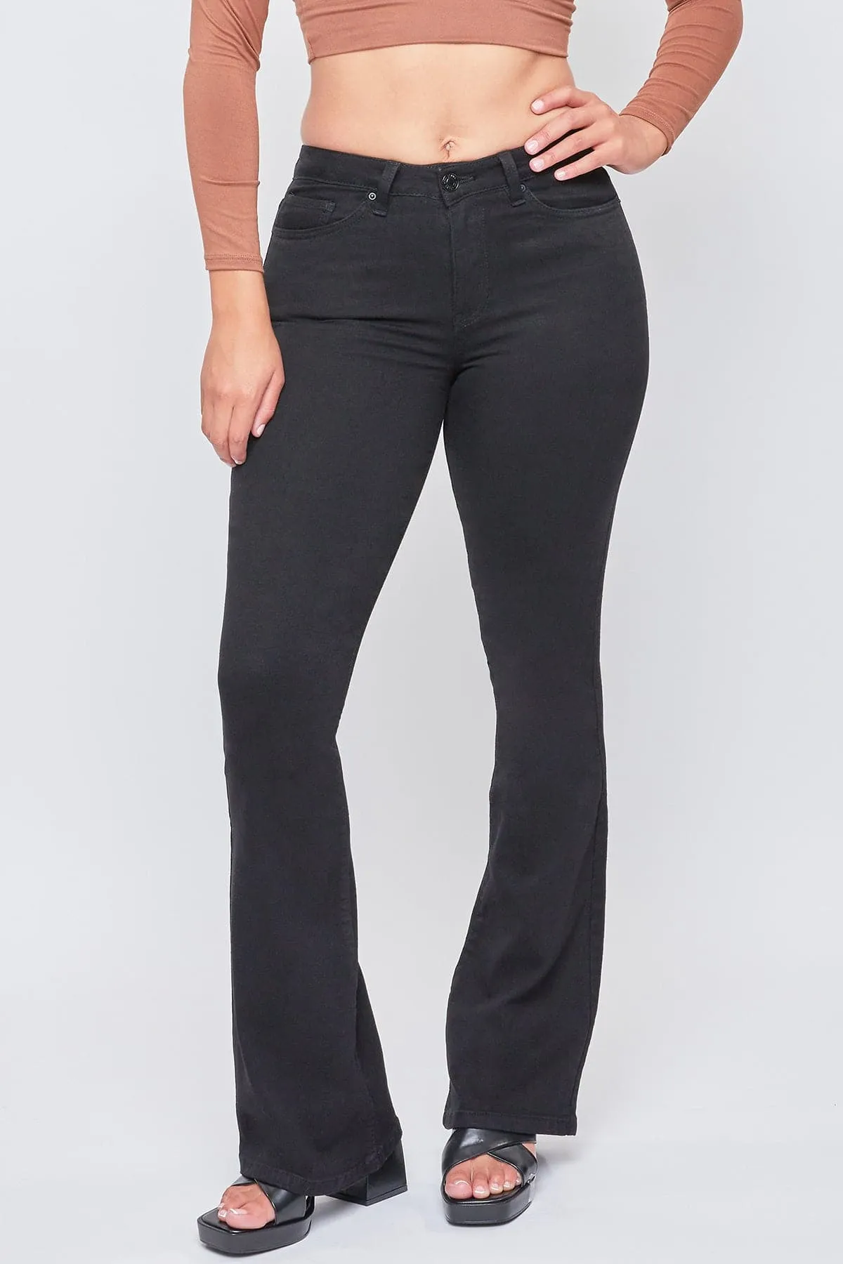 Women's Essential Non-Distressed Flare Jeans