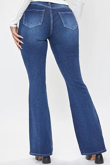 Women's Essential Non-Distressed Flare Jeans