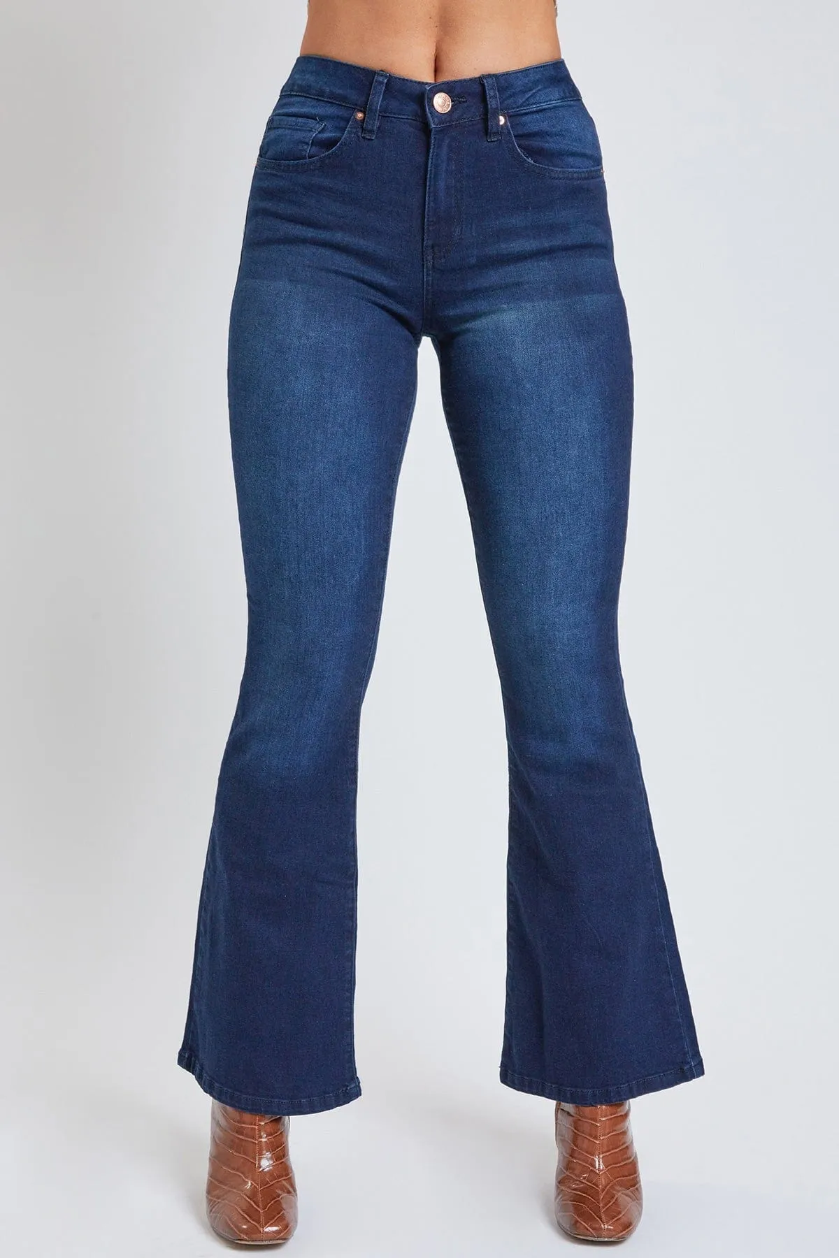 Women's Essential Non-Distressed Flare Jeans