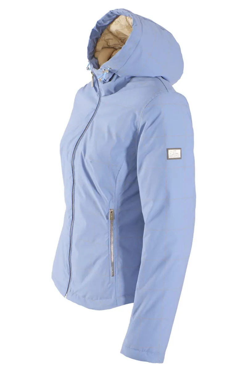 Yes Zee Women's softshell jacket with hood J028 Q400 0633 powder blue